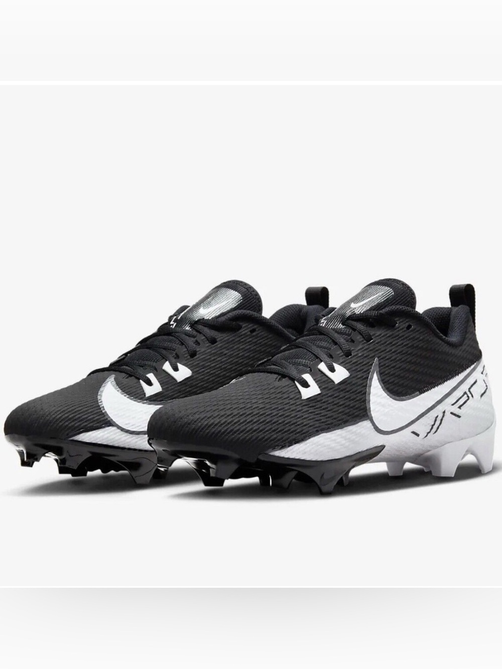 Nike vapor edge Men’s Black and White Athletic Cleats